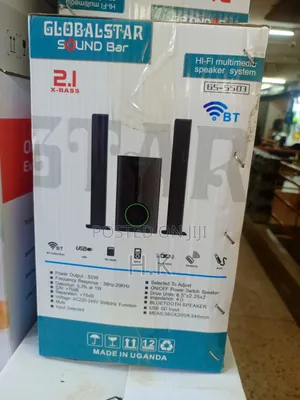 Globalstar GS-5503 2.1-Channel Hi-Fi Multimedia Soundbar System.