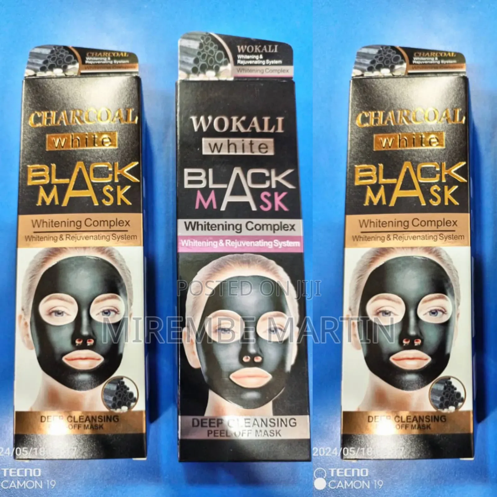 Wokali White Black Mask, a 130ml Deep-Cleansing Peel