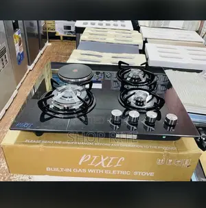 PIXEL 3 Gas 1 Electric 60/60cm Standard Built in Glass Ceramic HOB