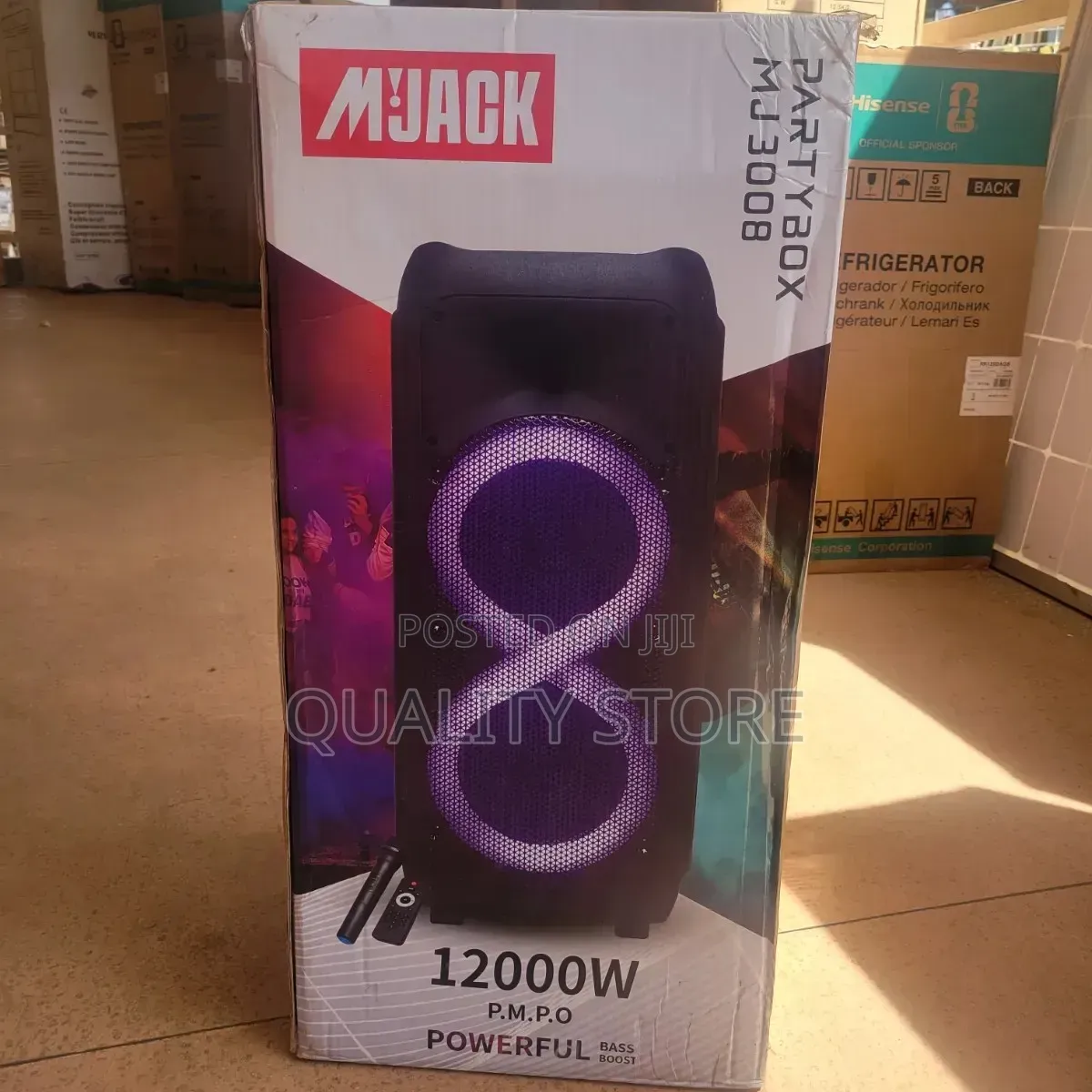 Mjack Party Box Mj3008 8" Proffessional Battery Speaker