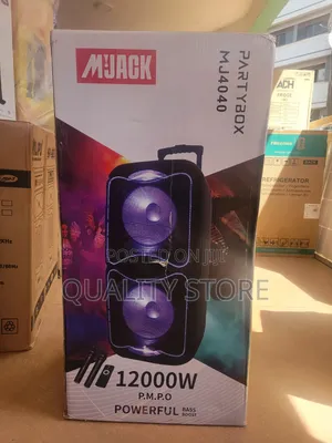 Mjack Party Box Mj4040 Proffessional Audio Speaker System