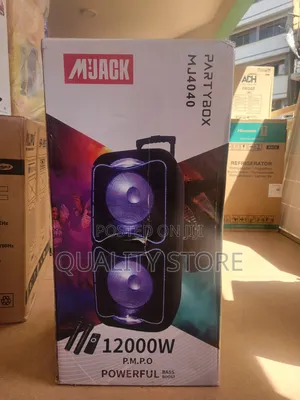 Mjack Party Box Mj4040 Proffessional Audio Speaker System