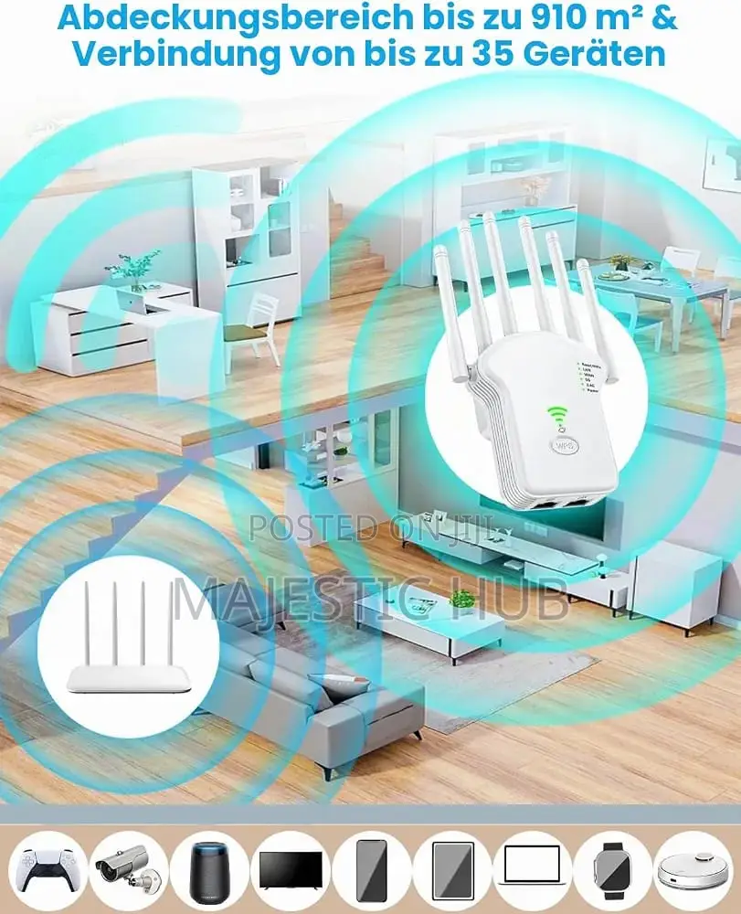 U13 300Mbps WiFi Repeater – 2.4GHz Extender Access Point