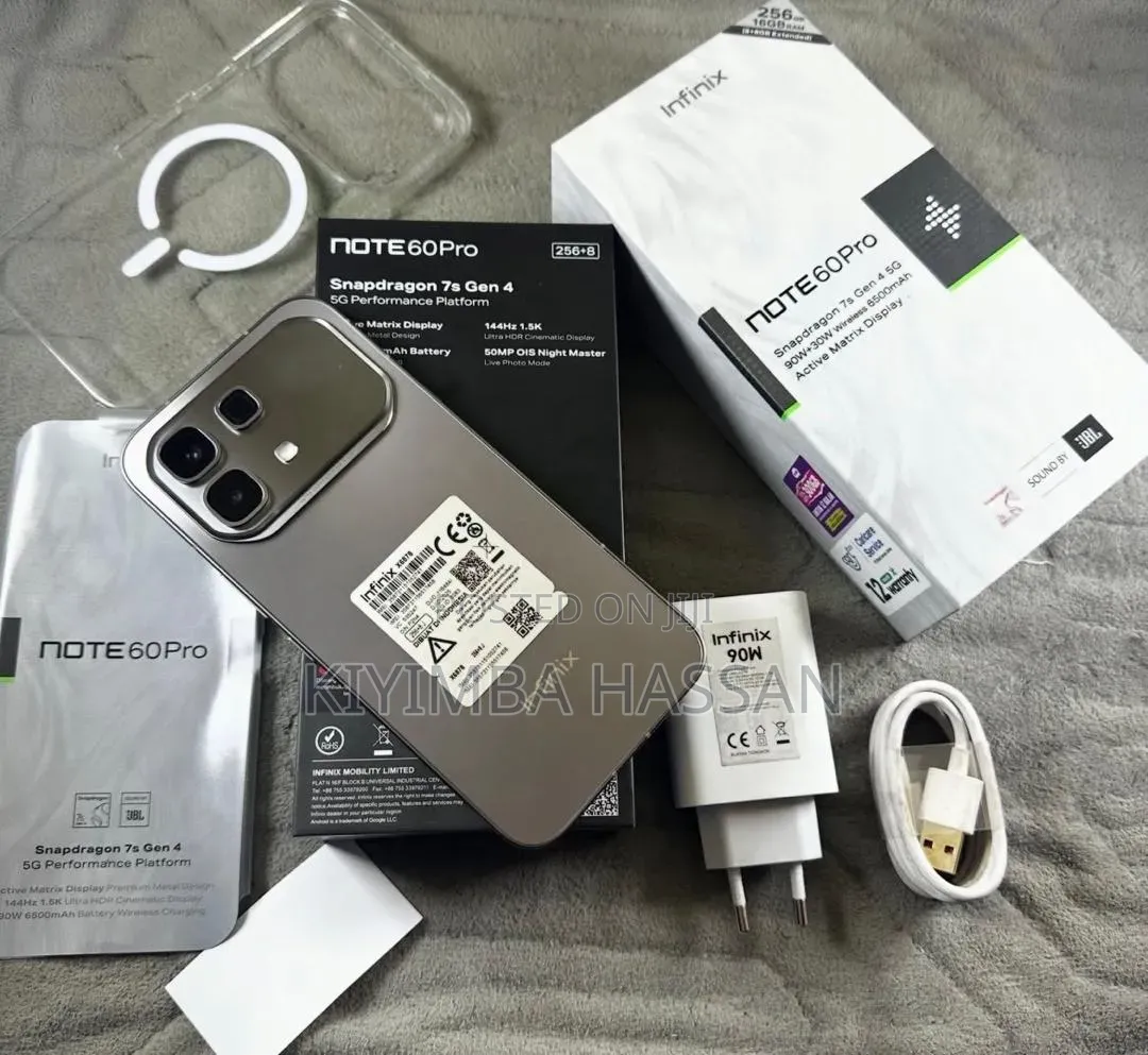 New Infinix Note 60 Pro 256 GB Gray
