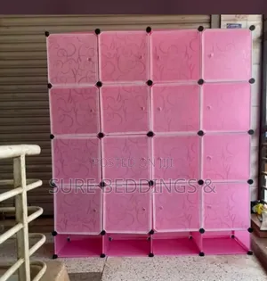 Generic 4 Columns Plastic Cabinet