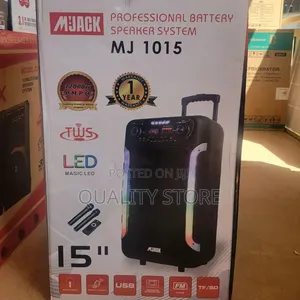 Mjack Proffessional Battery Speaker System Mj 1015 15"