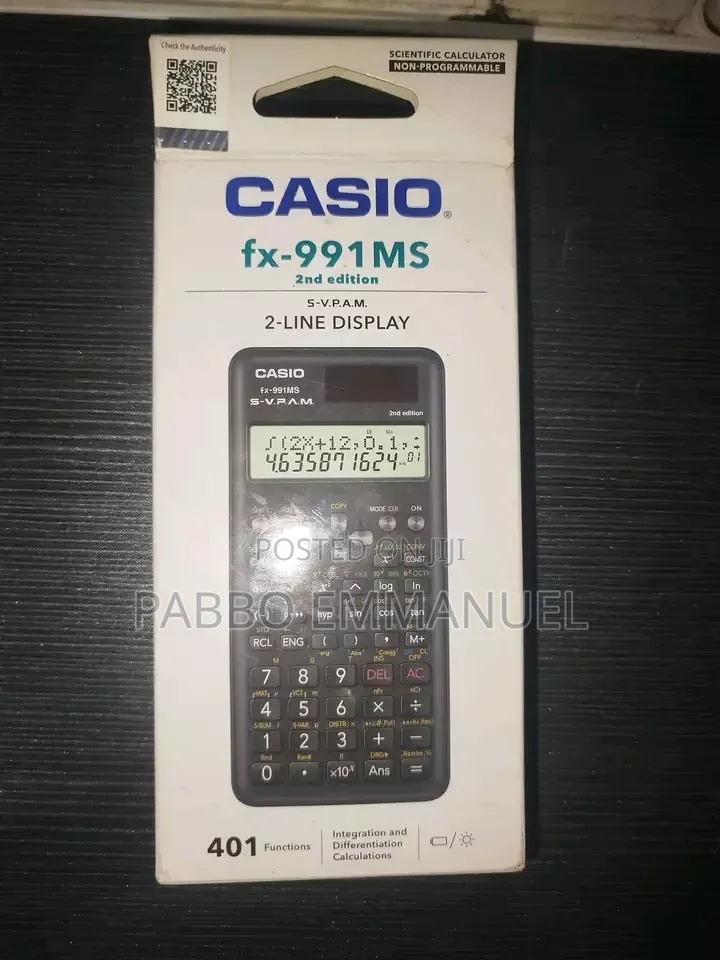 Casio Fx-991ms Scientific Calculator