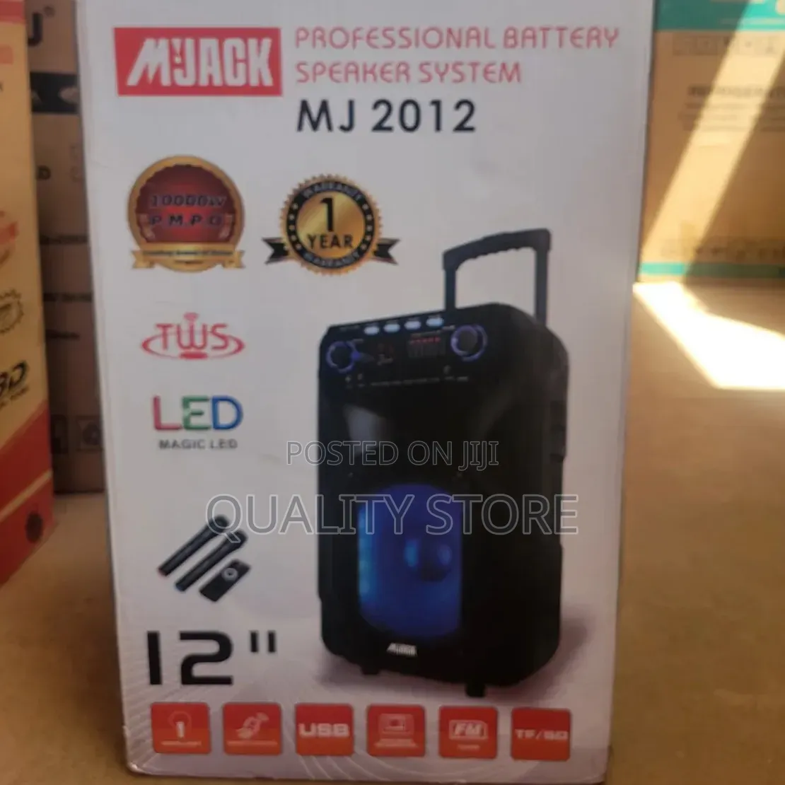 Mjack Proffessional Battery Speaker Mj2012