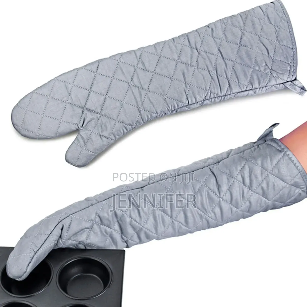 1pcs Extra-Long Heat Resistant Cooking Oven Glove