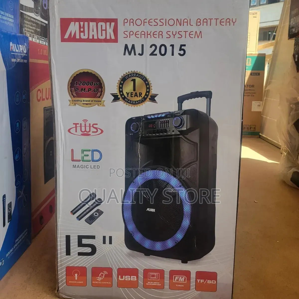 Mjack Proffessional Battery Speaker System