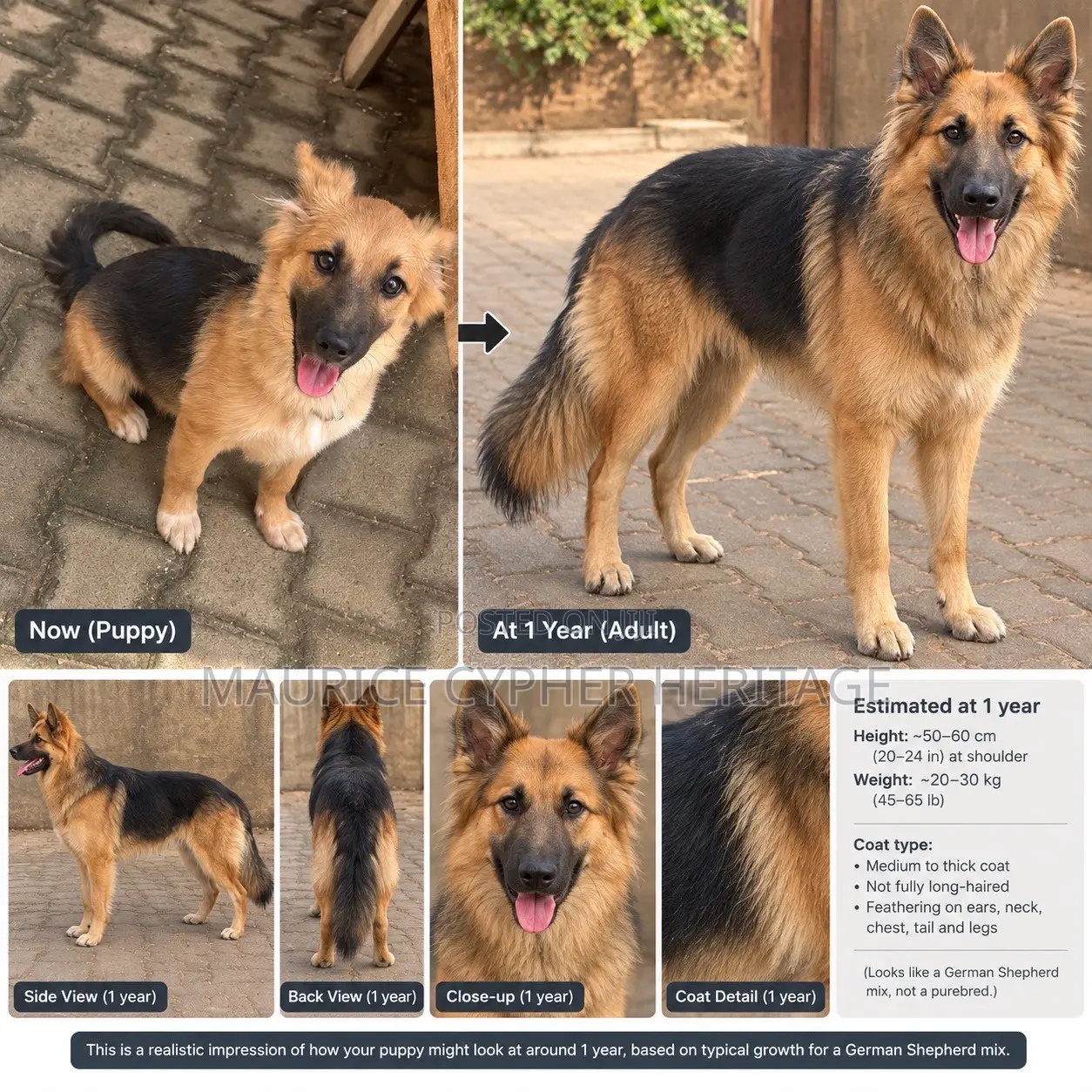 3-6 months Female Purebred German Shepherd