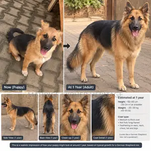 3-6 months Female Purebred German Shepherd