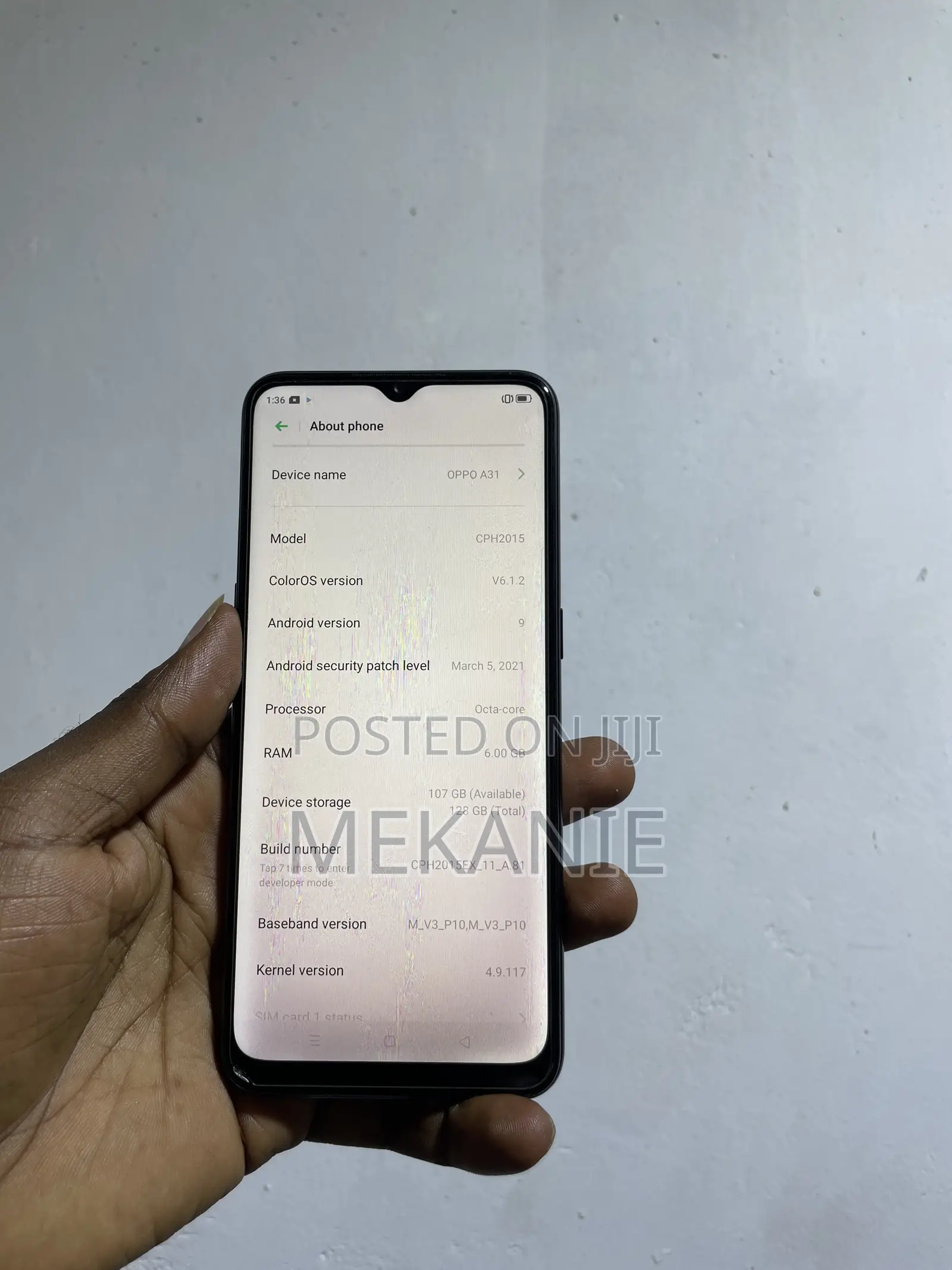Oppo A31 128 GB Black