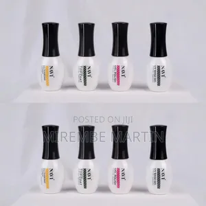 UV/LED Base Coat Bottle With a White Body and Black Cap