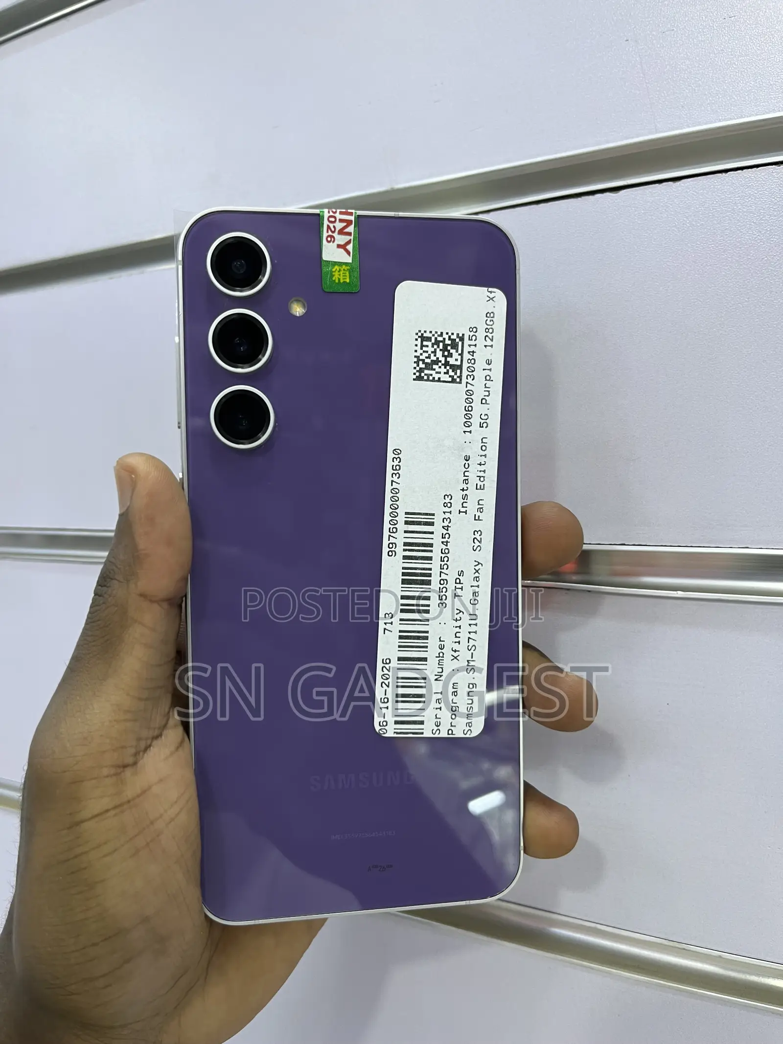 Samsung Galaxy S23 FE 128 GB Purple