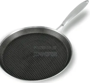 32cm Stainless Steel Honeycomb Frying Pan Non-Stick Pan