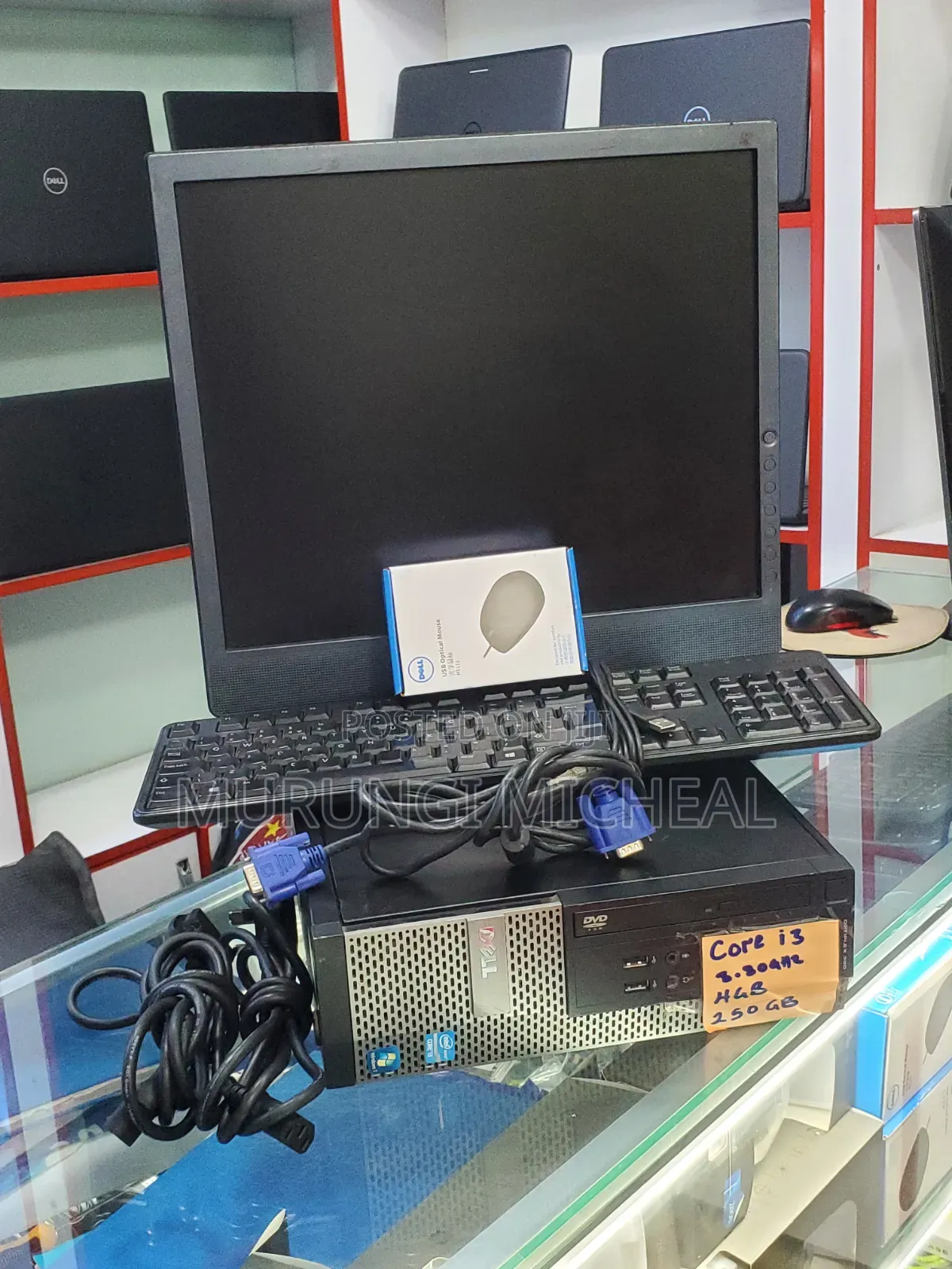 Desktop Computer Dell OptiPlex 390 4GB Intel Core i3 HDD 250GB