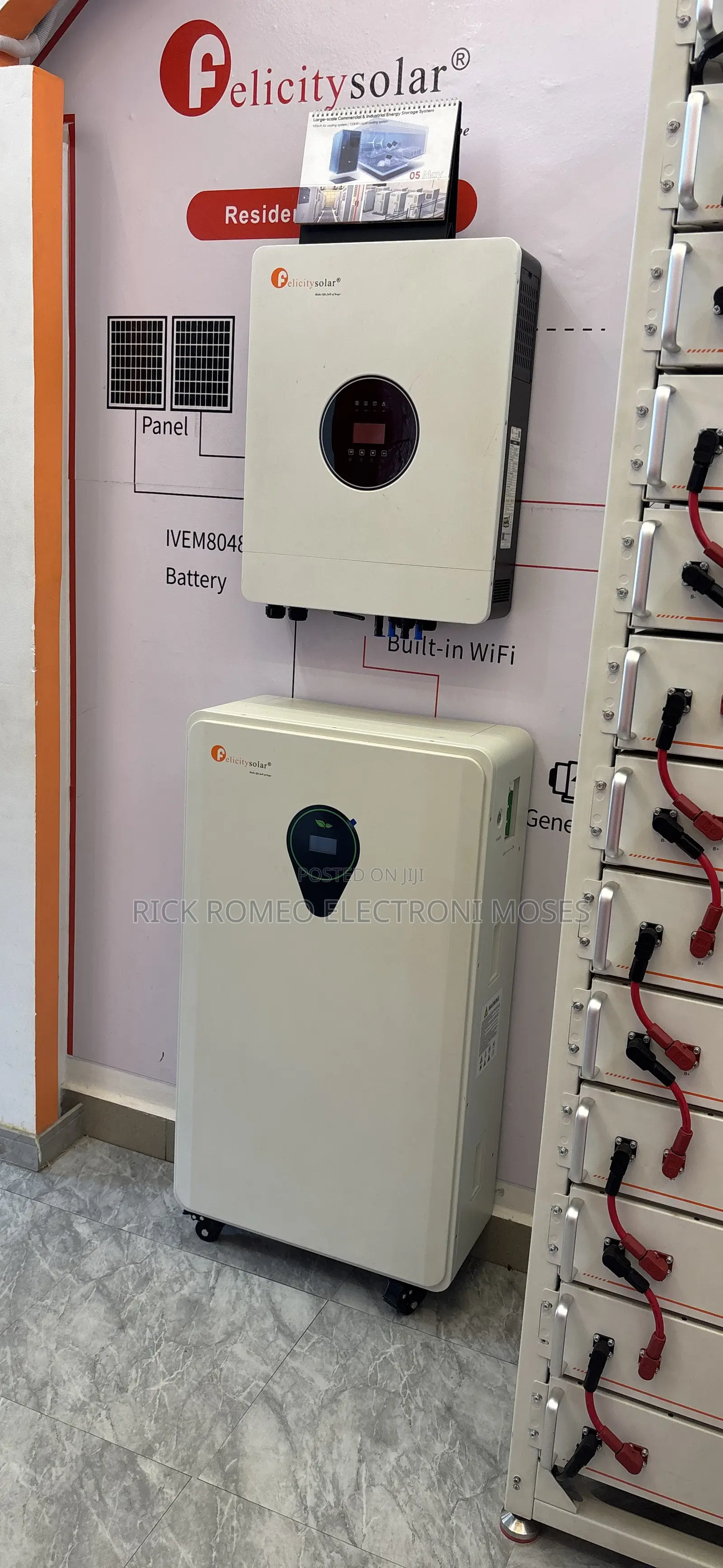 25000w 48v Lithium Ion Battery for a 25kwh Solar System