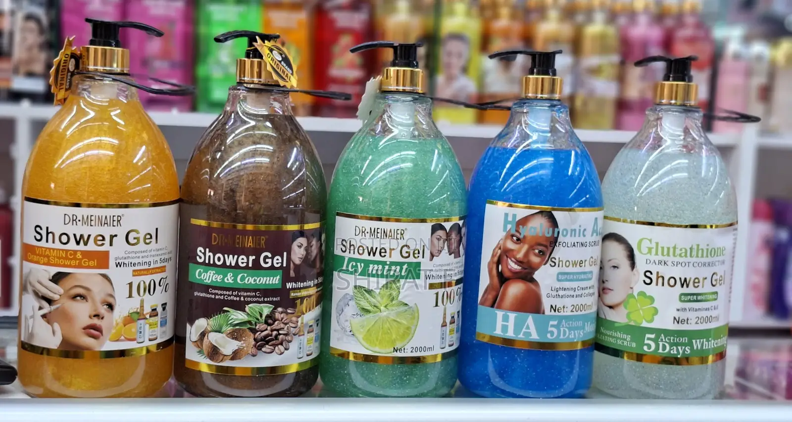 Dr Meinaier Exfoliating Shower Gels