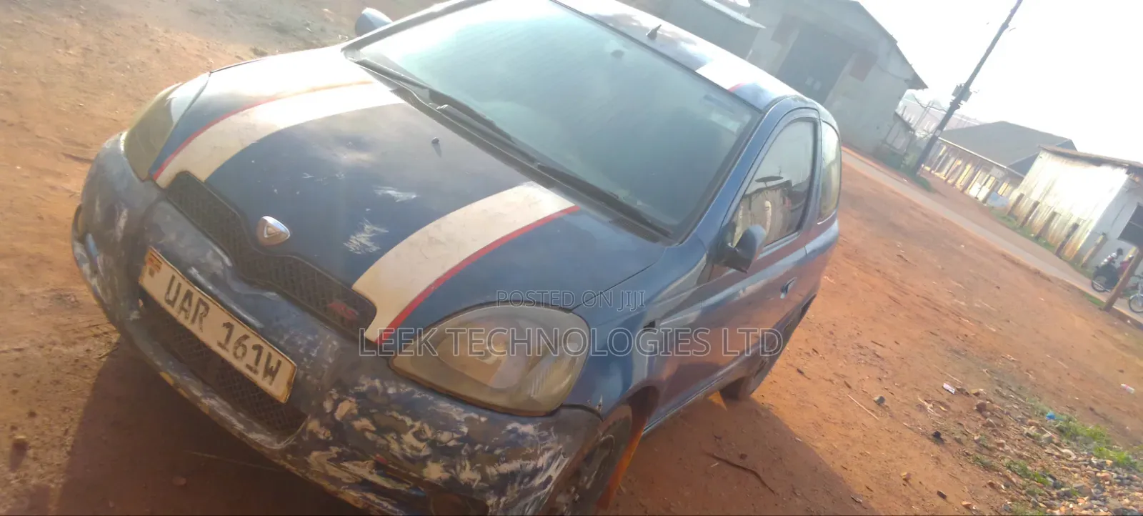 Toyota Vitz 2002 Blue