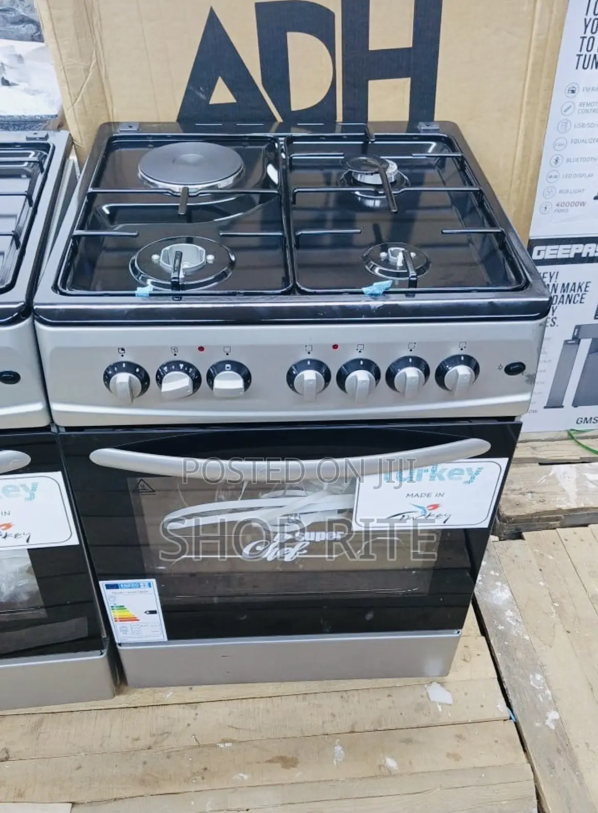 Super Chef 60/60 3 Gas 1 Electric Oven Cooker