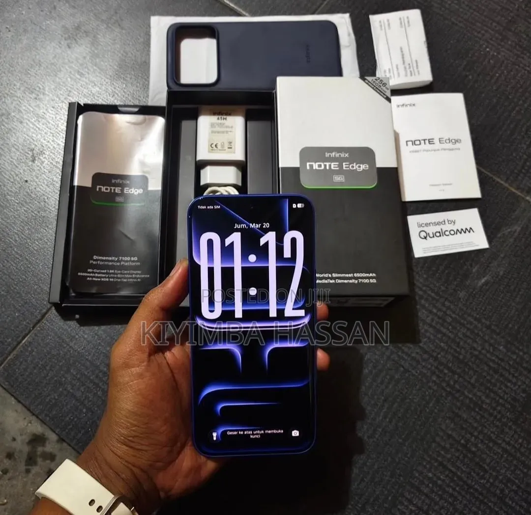 New Infinix Note Edge 256 GB Blue