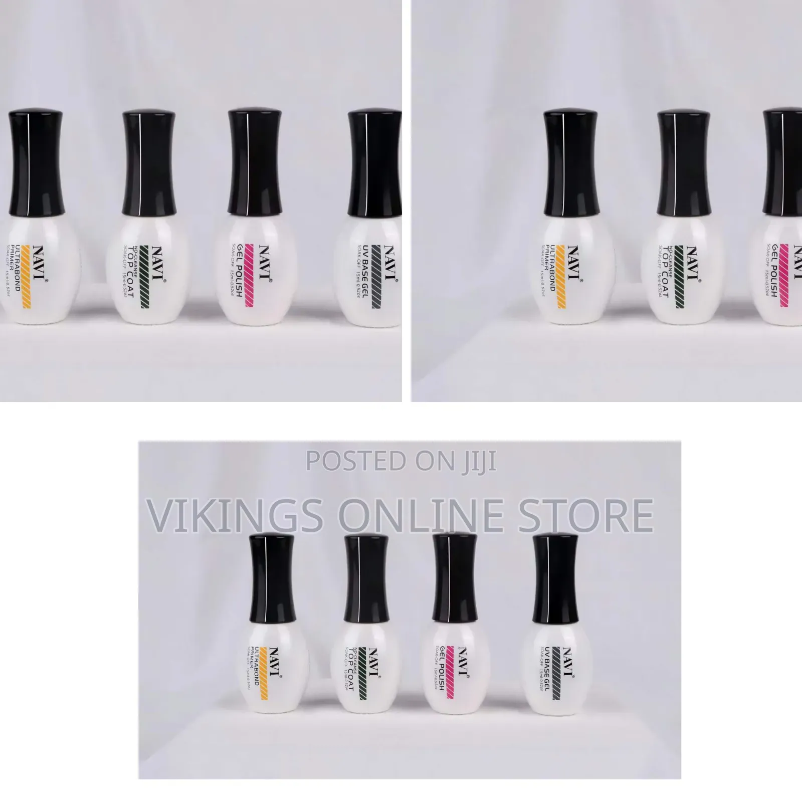 Navi Professional Gel Nail Polish and Manicure Preparation Bottles