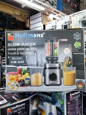 HM-640 Slow Juicer Is a 300W Cold-Press Masticating Juicer