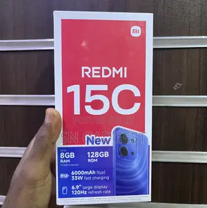 New Xiaomi Redmi 15C 128 GB Black