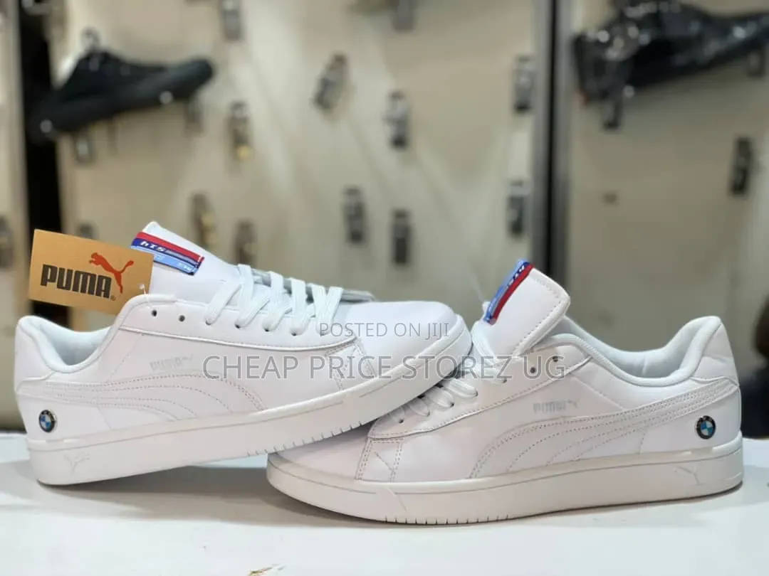White Sole Puma Sneakers for Man and Women