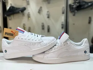 White Sole Puma Sneakers for Man and Women