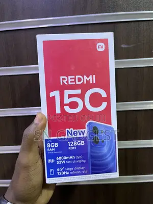 New Xiaomi Redmi 15C 128 GB Black