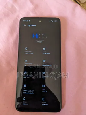 Tecno Pop 10C 64 GB Black