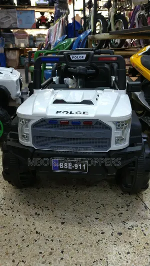 Electric Cars for Kids, 12V Police Car Ride on Toy