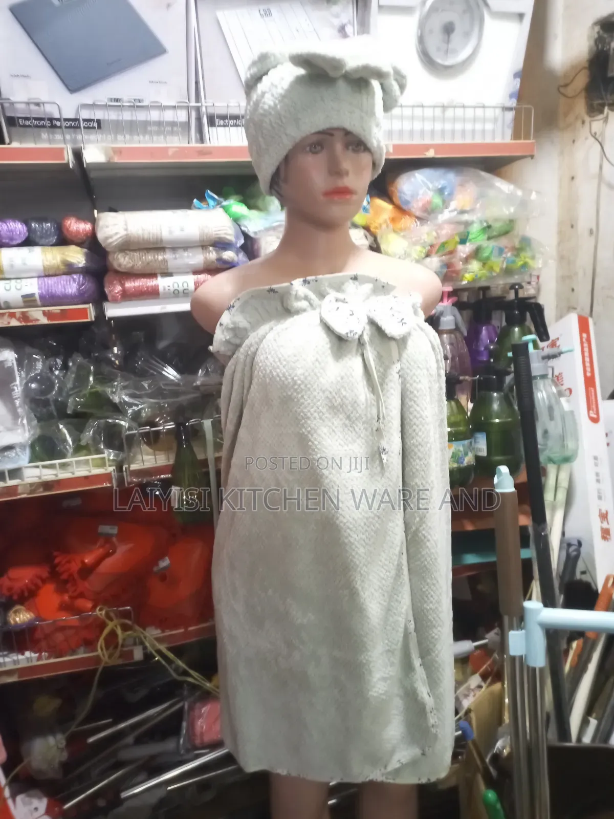 Women's Sauna Kilt With Shower Cap, High-Quality Towel,fit for a Non