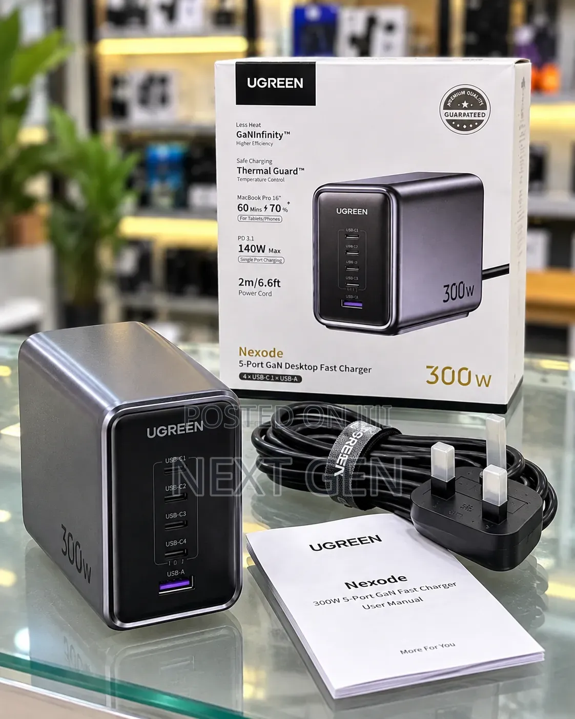 UGREEN Nexode 300W GaN Desktop Fast Charger