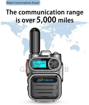 M5 Global Walkie Talkie With SIM Card 5000 Miles 6000mAh Battery