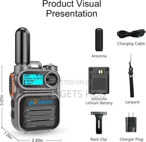 M5 Global Walkie Talkie With SIM Card 5000 Miles 6000mAh Battery