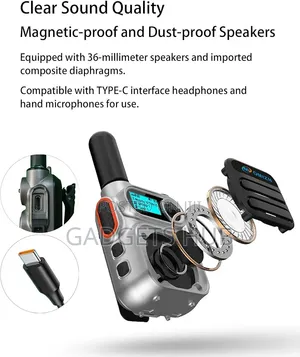 M5 Global Walkie Talkie With SIM Card 5000 Miles 6000mAh Battery