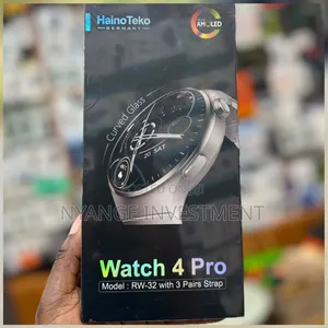 Haino Teko Germany Watch 4 Pro RW-32 With AMOLED Curved Glass Screen .