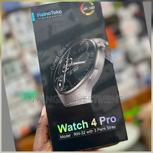 Haino Teko Germany Watch 4 Pro RW-32 With AMOLED Curved Glass Screen .