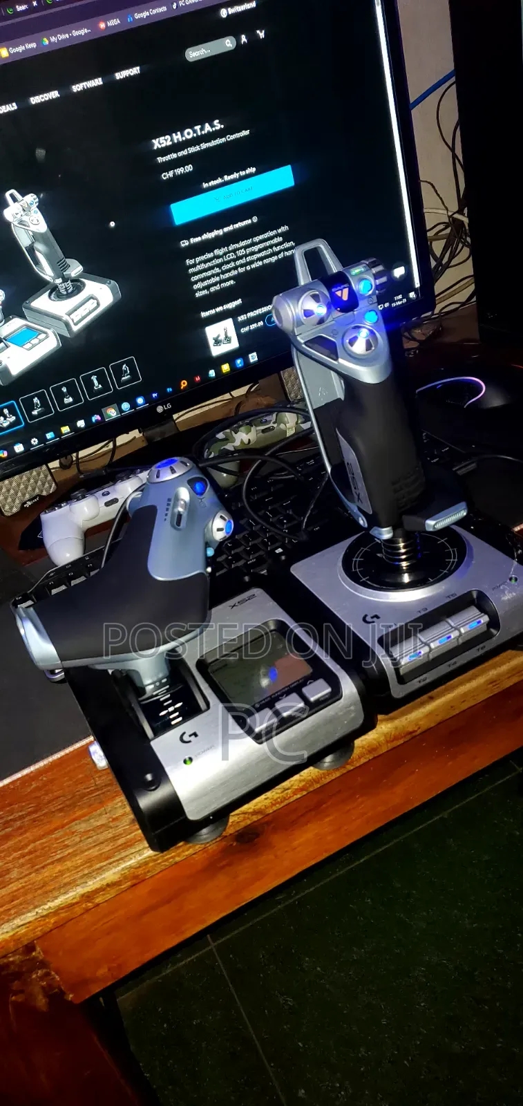 X52 Hotas Microsoft Flight Simulator X Controller