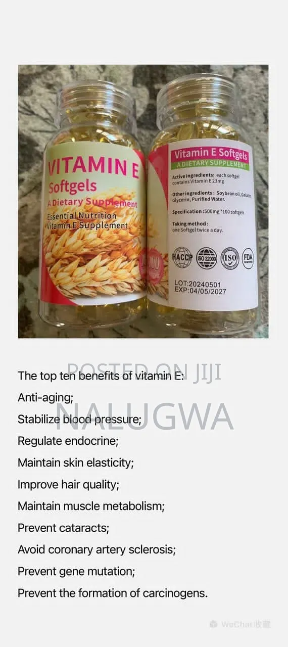 Vitamin E Soft Gel