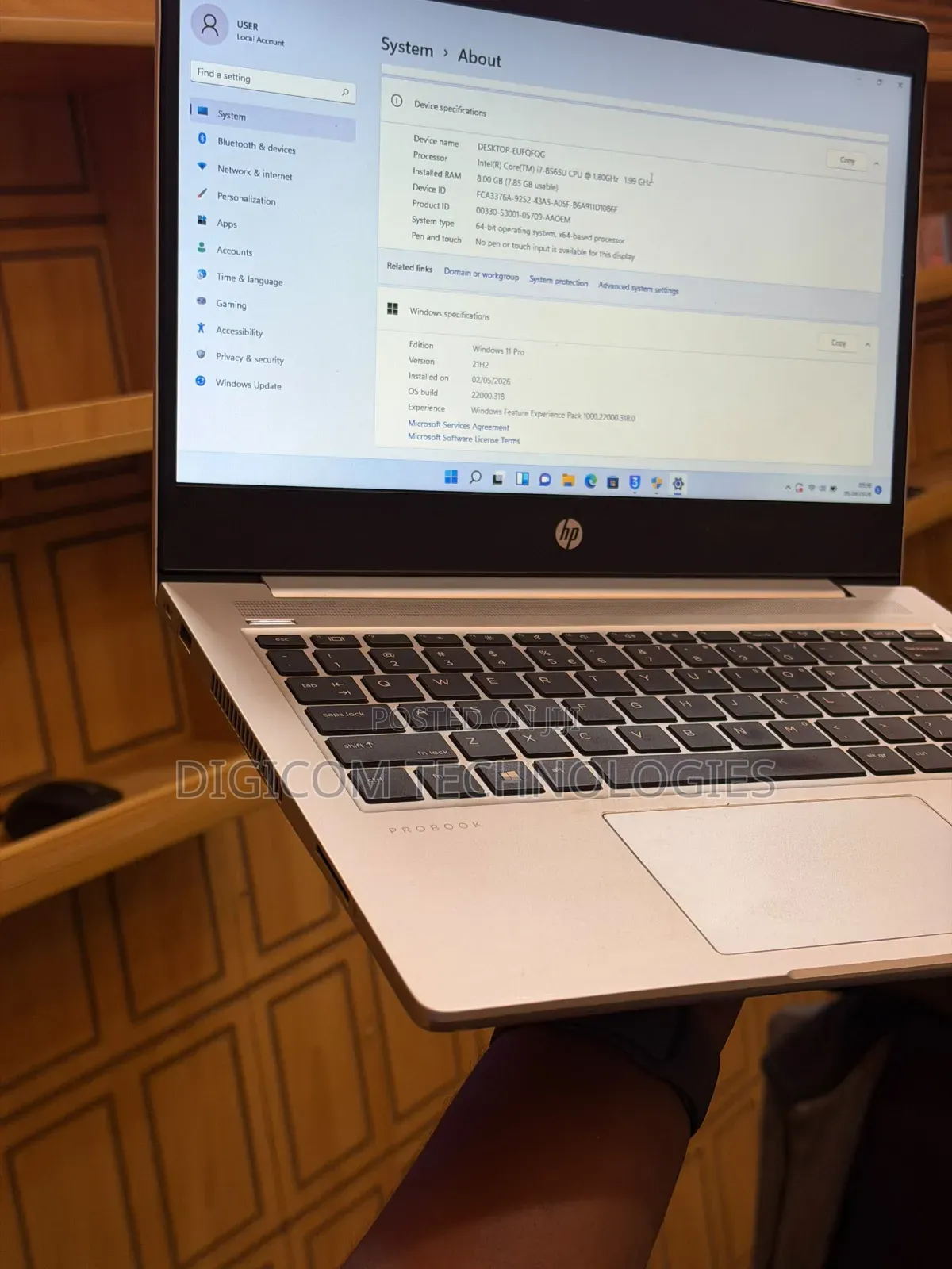 Laptop HP ProBook 440 G8 8GB Intel Core i7 HDD 1T