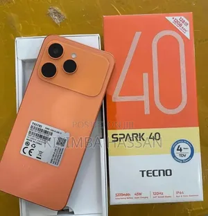 New Tecno Spark 40 256 GB Orange