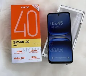 New Tecno Spark 40 256 GB Black