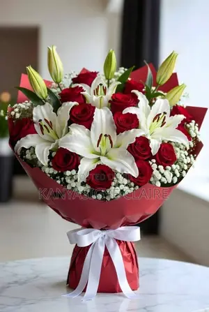 Fresh Lilly Bouquet in Kampala