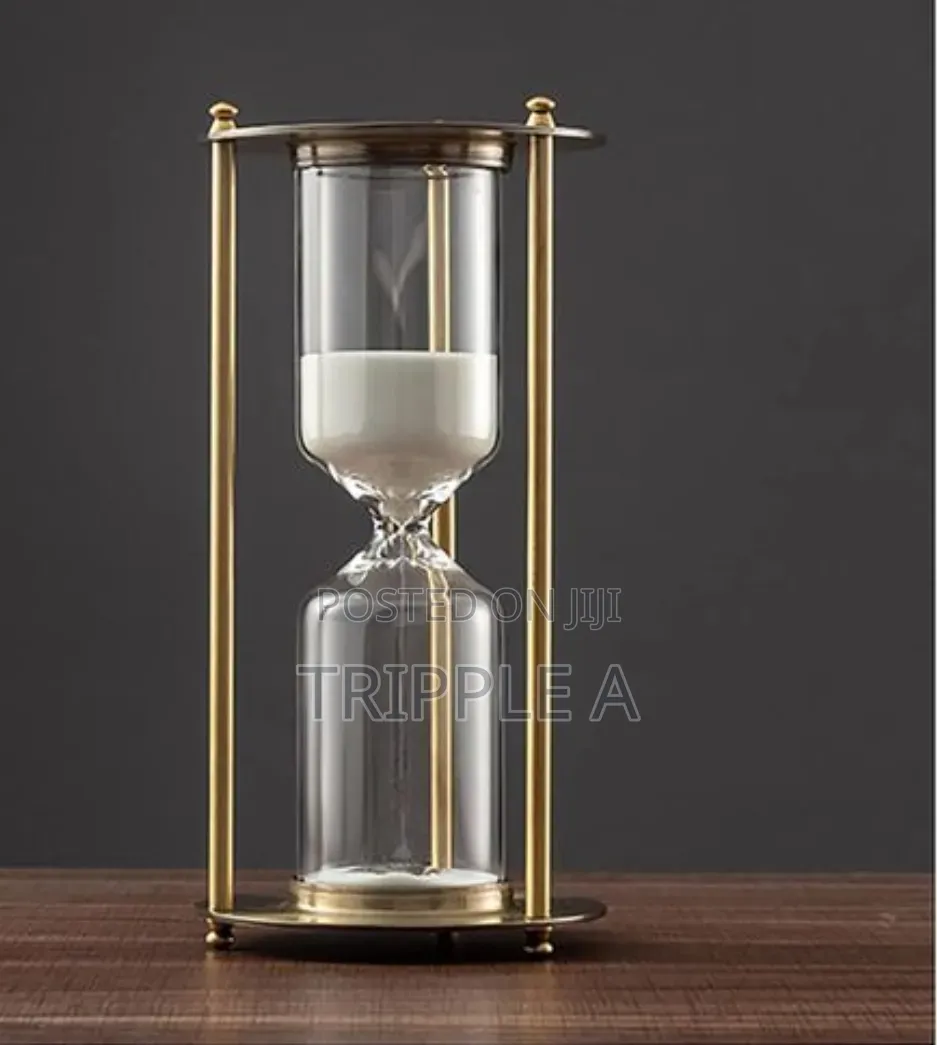 Decorative Gold Hourglass Timer