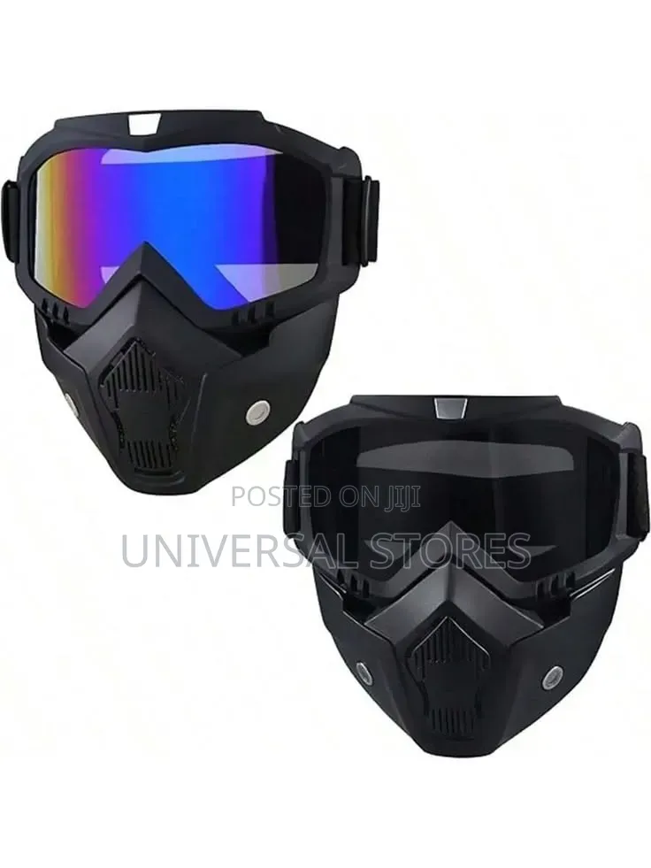 Motorcycle Face Mask Full Face,Dirt Bike Goggles Motocross,