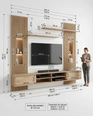 TV Stands/Colombia Wall Unit TV Stands in Any Colour